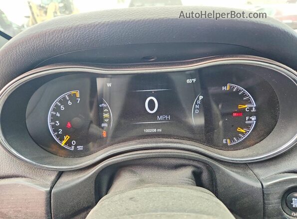 1C4RJFAG0KC613014 2019 JEEP GRAND Gray Вид щитка приладів