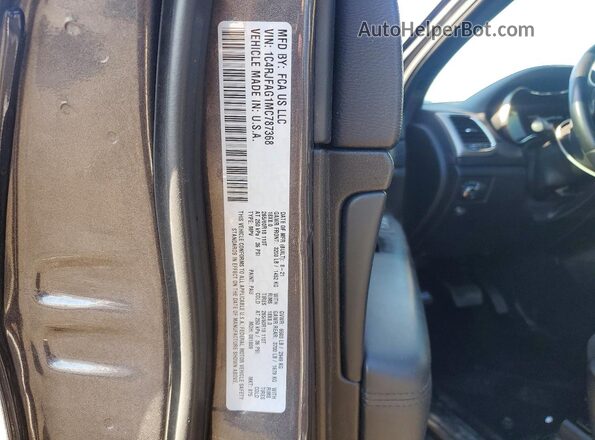 1C4RJFAG1MC787368 2021 JEEP GRAND Gray Engine compartment view
