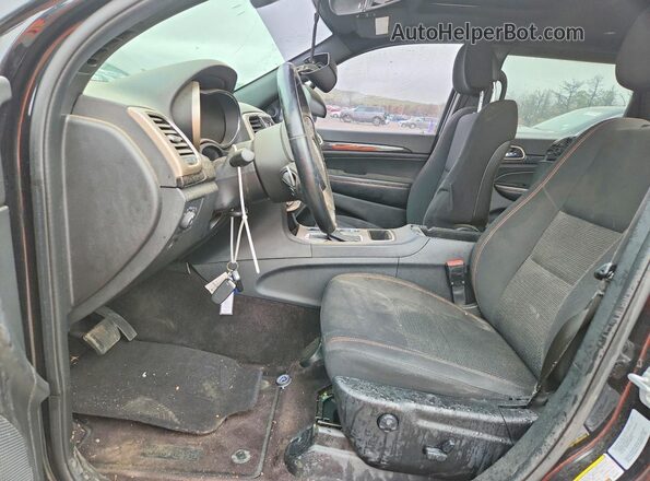 1C4RJFAG2GC366537 2016 JEEP GRAND Black წინა სალონის ხედი