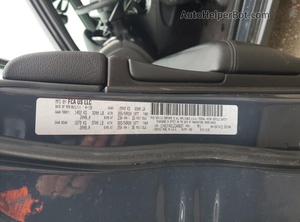 1C4RJFAG2JC348627 2018 JEEP GRAND Синий Вид наклейки с VIN-кодом