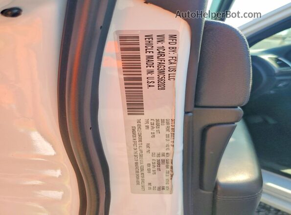 1C4RJFAG3MC562028 2021 JEEP GRAND White Vista de la etiqueta del VIN