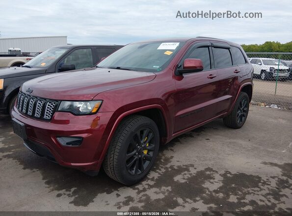 1C4RJFAG4KC600993 2019 JEEP GRAND CHEROKEE Красный Передняя левая четверть