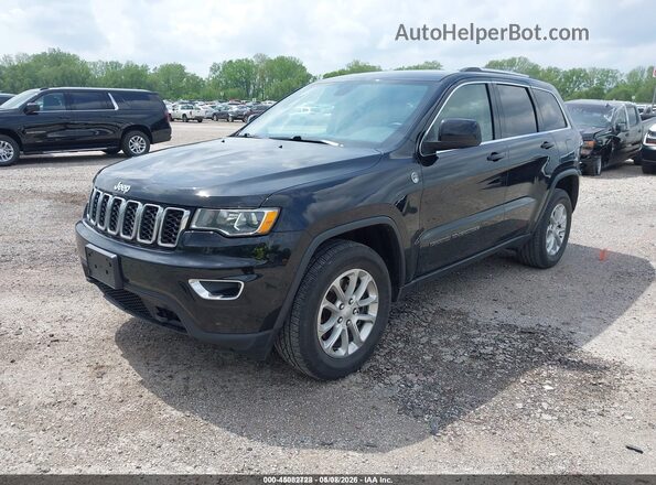 1C4RJFAG6MC689775 2021 JEEP GRAND CHEROKEE Черный Передняя левая четверть