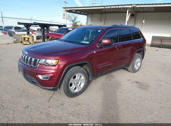 1C4RJFAG8HC859124 2017 JEEP GRAND CHEROKEE Темно-бордовый Передняя левая четверть