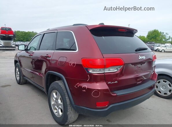 1C4RJFAG9GC431027 2016 JEEP GRAND CHEROKEE Бордовый Задняя левая четверть