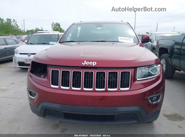 1C4RJFAG9GC431027 2016 JEEP GRAND CHEROKEE Бордовый Вид задней части салона