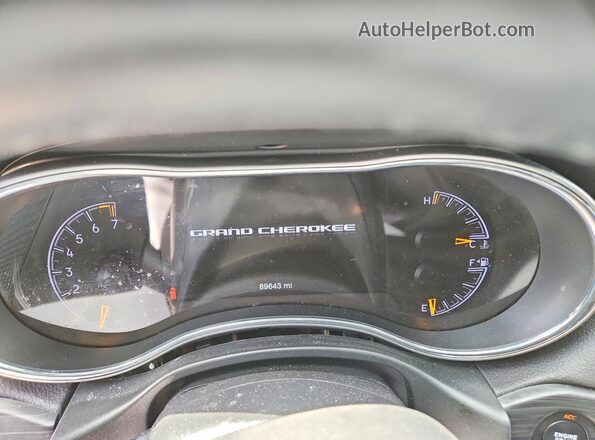 1C4RJFBG1MC637968 2021 JEEP GRAND Синий Вид щитка приборов