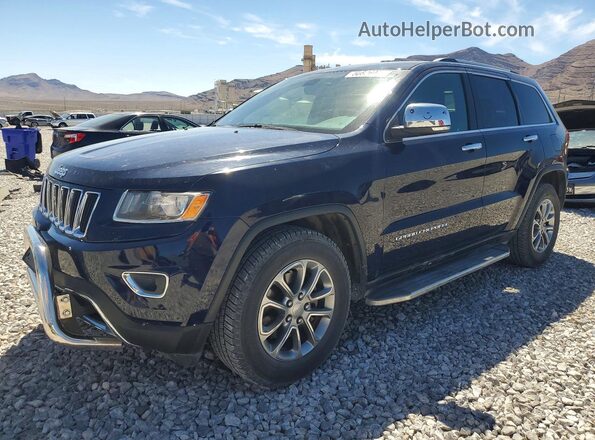 1C4RJFBG2GC493738 2016 JEEP GRAND Синий Передняя левая четверть
