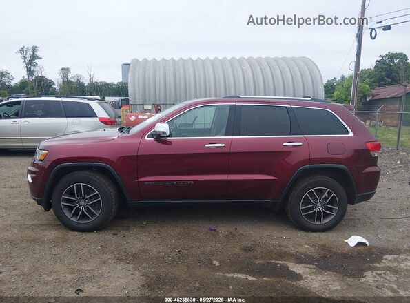 1C4RJFBG2JC389094 2018 JEEP GRAND CHEROKEE Красный Панорамный вид салона 360°