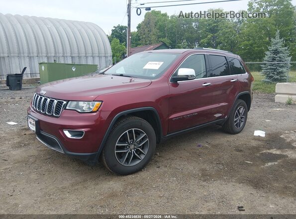 1C4RJFBG2JC389094 2018 JEEP GRAND CHEROKEE Красный Передняя левая четверть