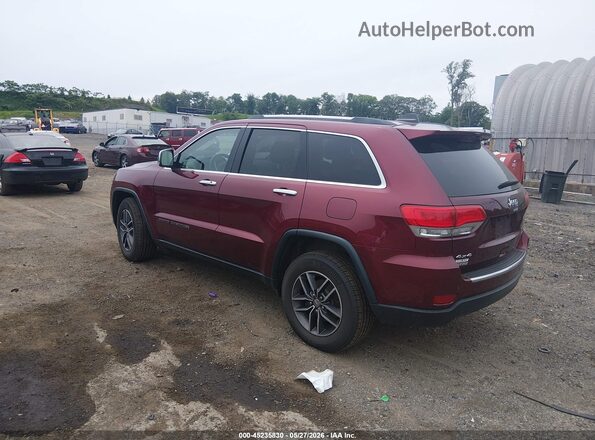 1C4RJFBG2JC389094 2018 JEEP GRAND CHEROKEE Красный Задняя левая четверть