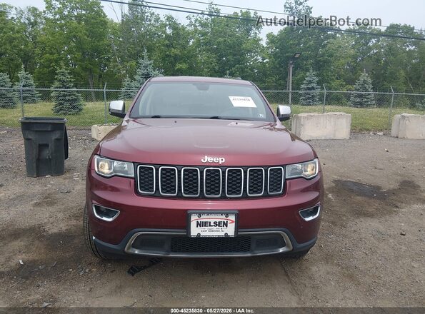 1C4RJFBG2JC389094 2018 JEEP GRAND CHEROKEE Красный Вид щитка приборов