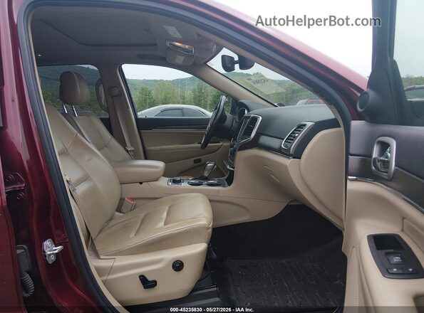 1C4RJFBG2JC389094 2018 JEEP GRAND CHEROKEE Красный Вид салона спереди