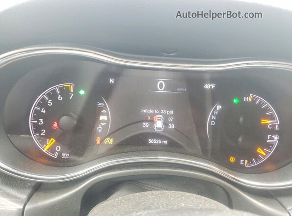 1C4RJFBG2MC711639 2021 JEEP GRAND Серый Вид щитка приборов