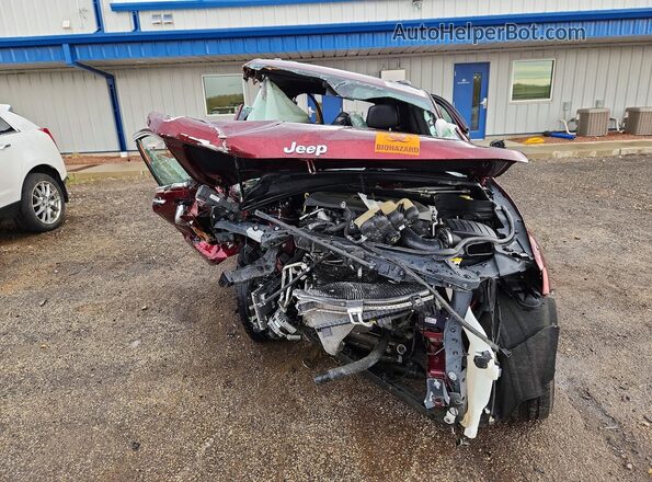 1C4RJFBG2NC167015 2022 JEEP GRAND Темно-бордовый Вид спереди