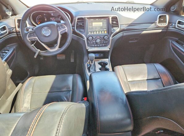1C4RJFBG3HC637539 2017 JEEP GRAND Black Widok deski rozdzielczej
