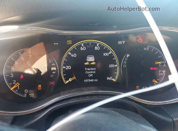 1C4RJFBG3JC445575 2018 JEEP GRAND Серебряный Вид щитка приборов