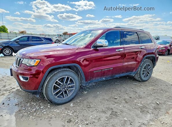 1C4RJFBG3LC379144 2020 JEEP GRAND Бордовый Передняя левая четверть