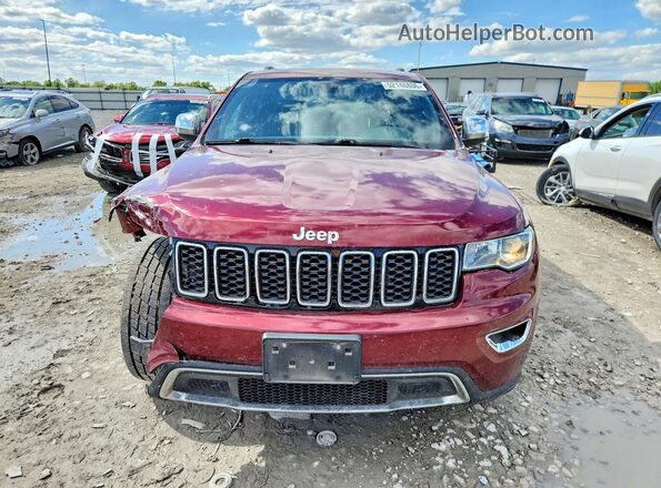 1C4RJFBG3LC379144 2020 JEEP GRAND Бордовый Вид спереди