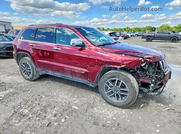 1C4RJFBG3LC379144 2020 JEEP GRAND Бордовый Передняя правая четверть