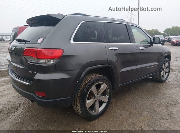 1C4RJFBG4GC319136 2016 JEEP GRAND CHEROKEE Серый Задняя правая четверть