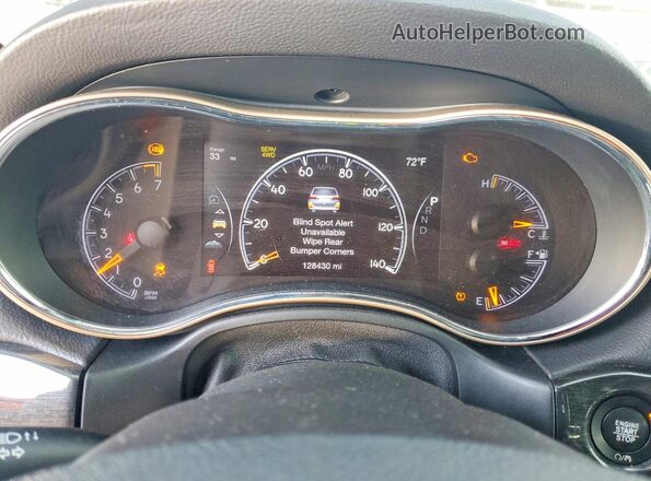 1C4RJFBG4HC633449 2017 JEEP GRAND Черный Вид щитка приборов