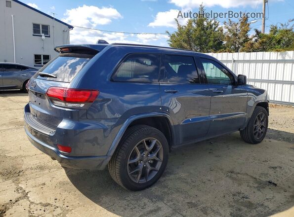1C4RJFBG4MC702425 2021 JEEP GRAND Синий Задняя правая четверть