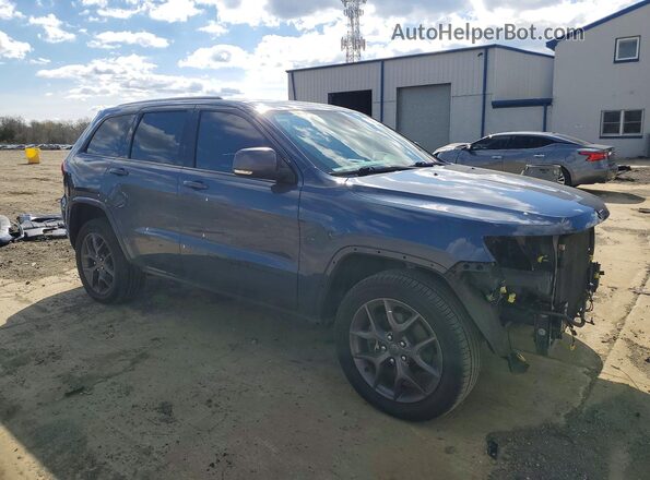 1C4RJFBG4MC702425 2021 JEEP GRAND Синий Передняя правая четверть