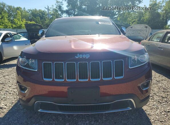 1C4RJFBG5GC347687 2016 JEEP GRAND Maroon წინა ხედი