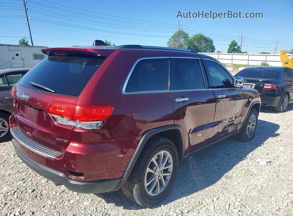 1C4RJFBG5GC347687 2016 JEEP GRAND Maroon უკანა მარჯვენა