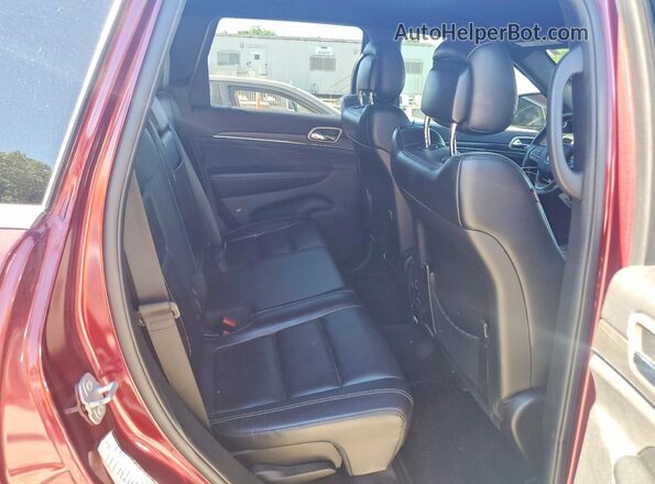 1C4RJFBG5GC347687 2016 JEEP GRAND Maroon უკანა სავარძლების ხედი