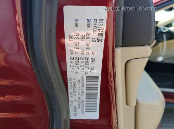 1C4RJFBG5KC531486 2019 JEEP GRAND Бордовый Вид наклейки с VIN-кодом