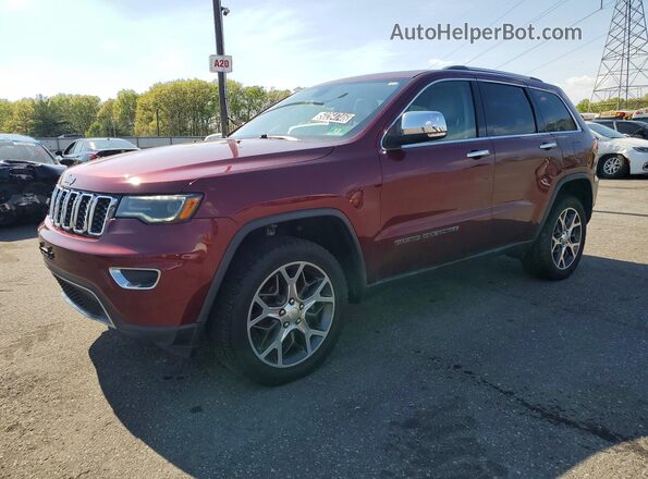 1C4RJFBG5KC531486 2019 JEEP GRAND Бордовый Передняя левая четверть