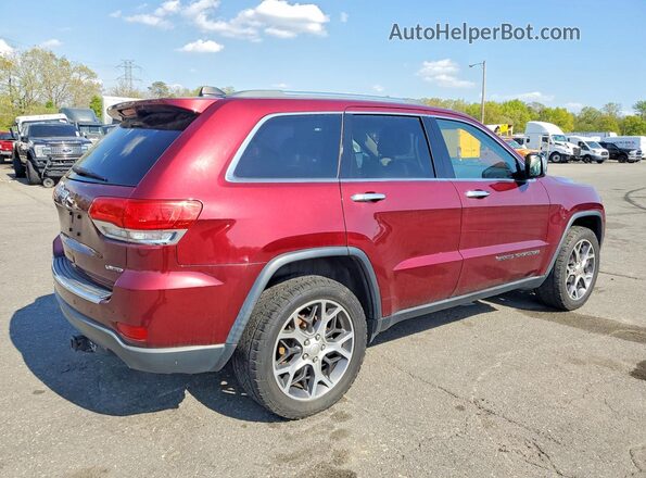 1C4RJFBG5KC531486 2019 JEEP GRAND Бордовый Задняя правая четверть