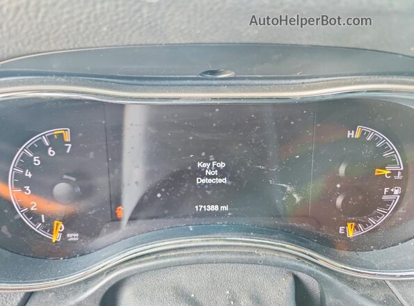 1C4RJFBG6GC313290 2016 JEEP GRAND Черный Вид щитка приборов