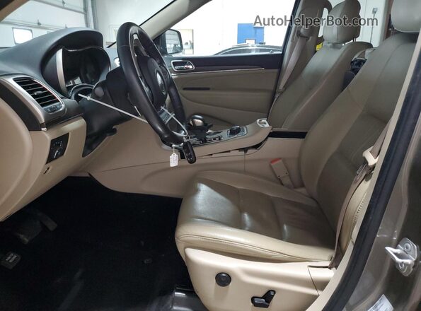 1C4RJFBG6GC458927 2016 JEEP GRAND Коричневый Вид салона спереди