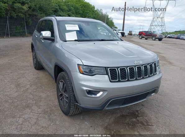1C4RJFBG6JC129037 2018 JEEP GRAND CHEROKEE Серебряный Передняя правая четверть