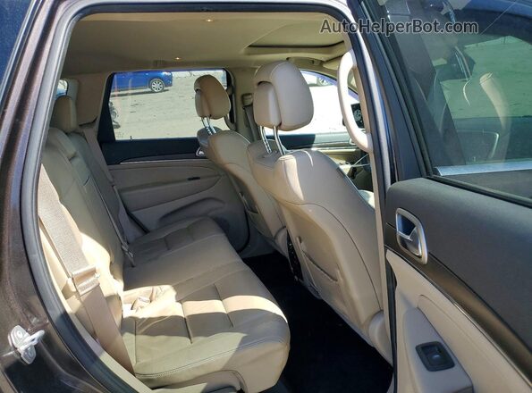 1C4RJFBG7HC604169 2017 JEEP GRAND Brown უკანა სალონის ხედი