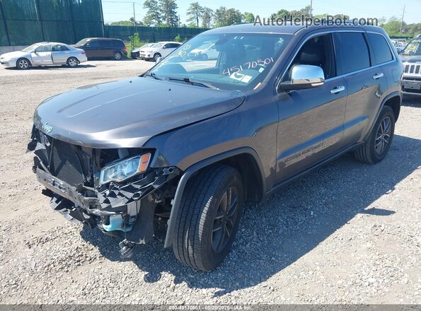 1C4RJFBG7MC798762 2021 JEEP GRAND CHEROKEE Серый Передняя левая четверть