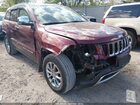 2016 Jeep Grand Cherokee Limited Maroon vin: 1C4RJFBG8GC471002