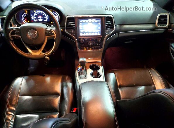 1C4RJFBG8HC901046 2017 JEEP GRAND Black Вид панелі приладів