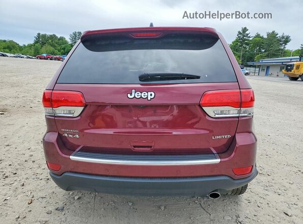 1C4RJFBGXJC437697 2018 JEEP GRAND Burgundy უკანა ხედი