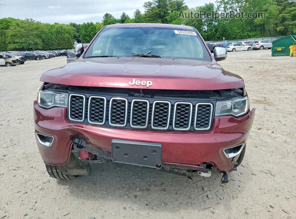 1C4RJFBGXJC437697 2018 JEEP GRAND Burgundy წინა ხედი