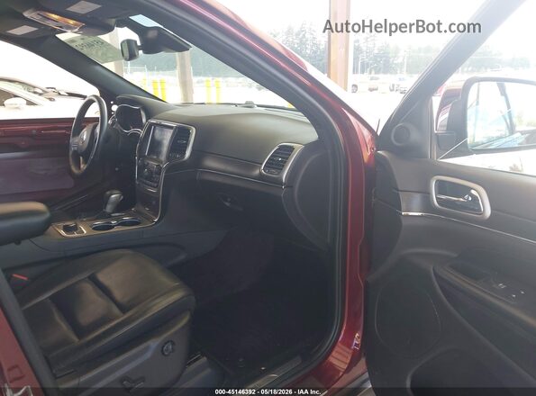 1C4RJFBGXJC469582 2018 JEEP GRAND CHEROKEE Красный Вид салона спереди
