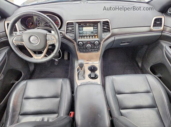1C4RJFBT0HC729026 2017 JEEP GRAND Белый Вид панели приборов