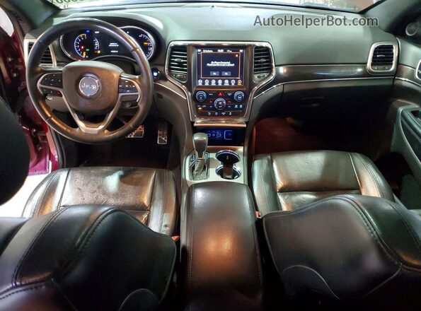 1C4RJFBT3JC408295 2018 JEEP GRAND Burgundy Widok deski rozdzielczej