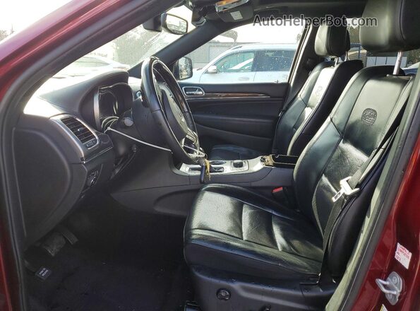 1C4RJFCG0JC355654 2018 JEEP GRAND Бордовый Вид салона спереди