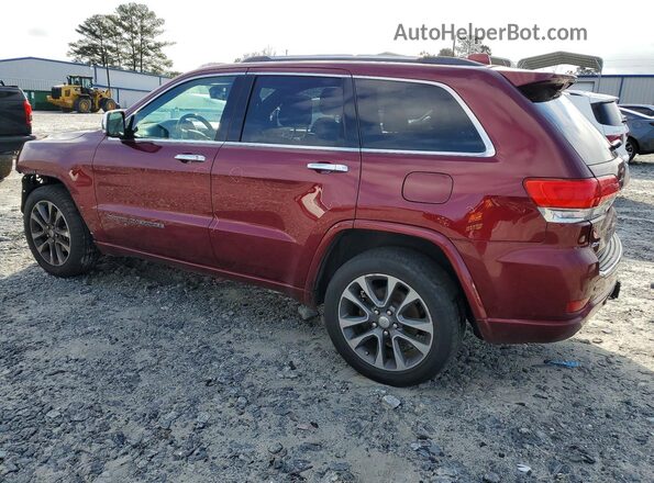 1C4RJFCG0JC355654 2018 JEEP GRAND Бордовый Задняя левая четверть