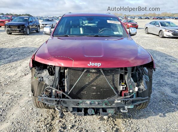 1C4RJFCG0JC355654 2018 JEEP GRAND Бордовый Вид спереди
