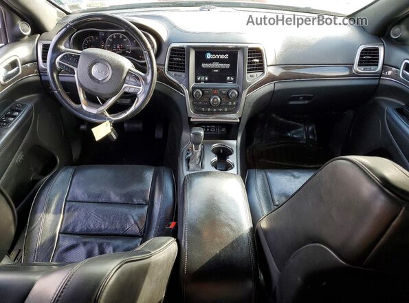 1C4RJFCG0JC355654 2018 JEEP GRAND Бордовый Вид панели приборов